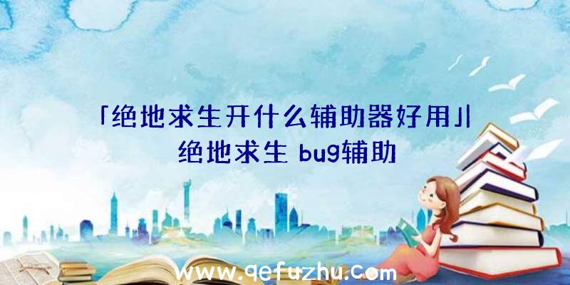 「绝地求生开什么辅助器好用」|绝地求生